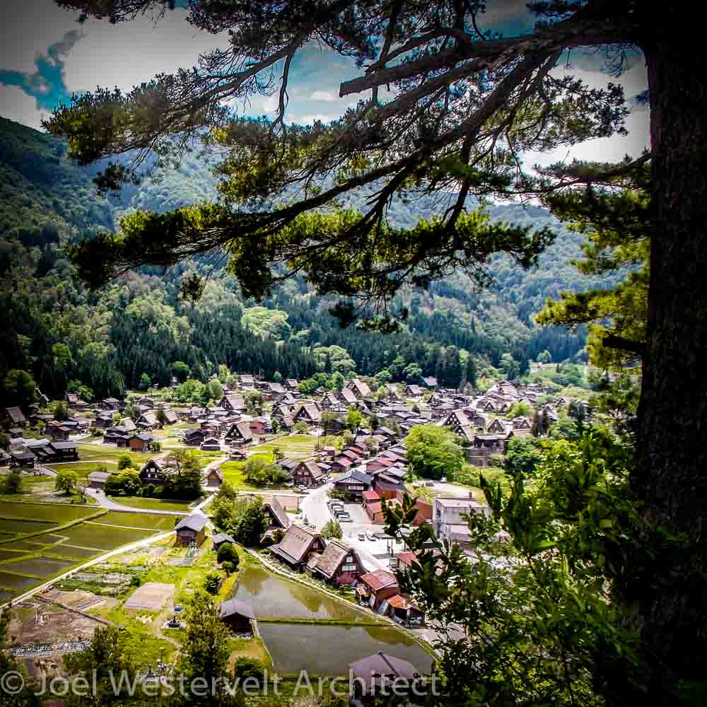 Architectural Studies 204-B. 白川郷(Shirakawa-go), Japan - Joel Westervelt Architect ©