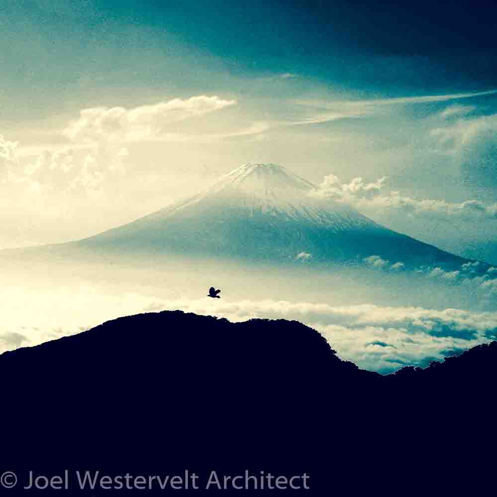 Architectural Studies 215-B. Mount Fuji, Japan - Joel Westervelt Architect ©