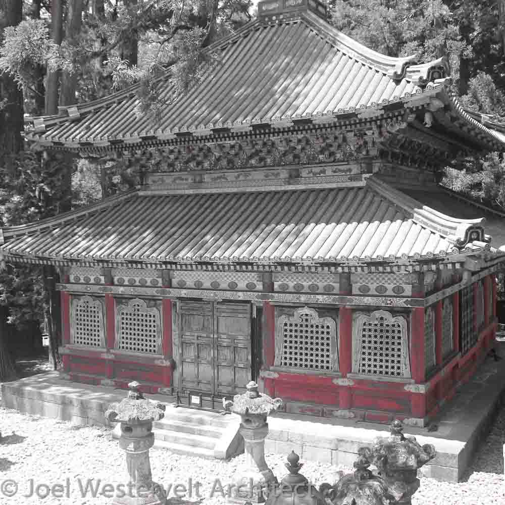 Architectural Studies 216-B. Shrines and Temples of Nikkō, Japan - Joel Westervelt Architect ©