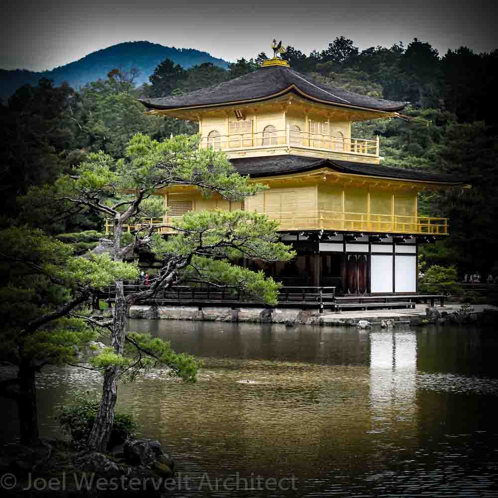 Architectural Studies 217-B. Kinkaku-ji, Japan - Joel Westervelt Architect ©