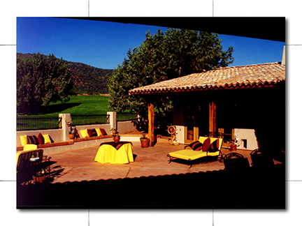 Sedona architect - southwest vernacular residential design with courtyard